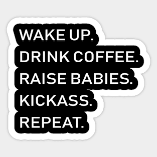 Cute Mom Life Quote Sticker